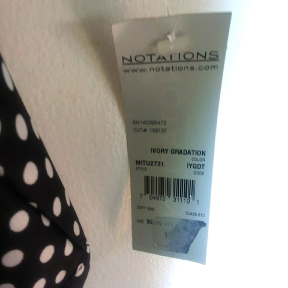 NOTATIONS ladies top in size XL. NEW with tags. - Picture 3 of 6
